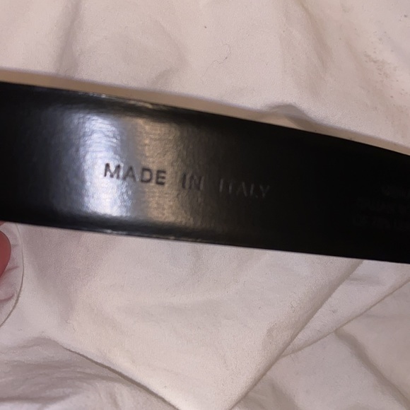 Leather belt black size 36 - Picture 9 of 17